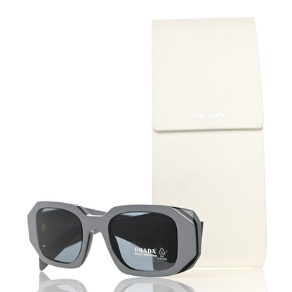 Prada Acetate Symbole Sunglasses SPR 17W Dark Grey 8 of 8