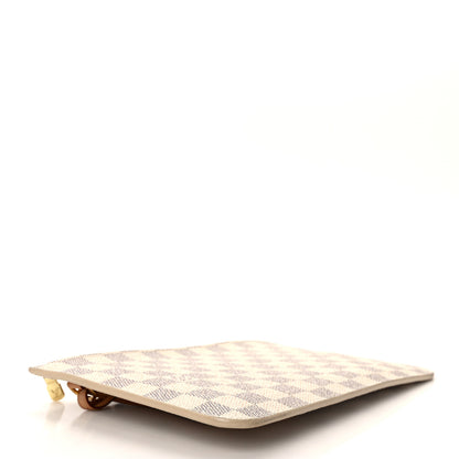 Louis Vuitton Damier Azur Neverfull MM GM Pochette Rose Ballerine 4 of 9