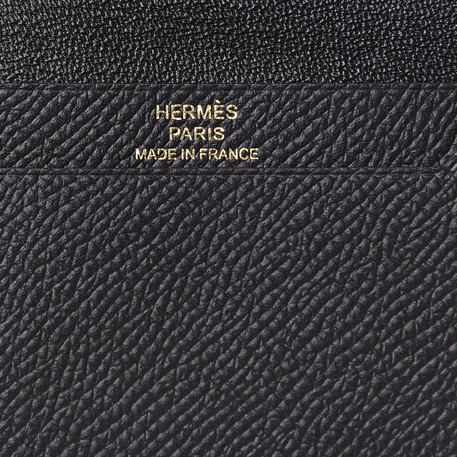 Hermes Epsom Mini Bearn Wallet Black 6 of 7