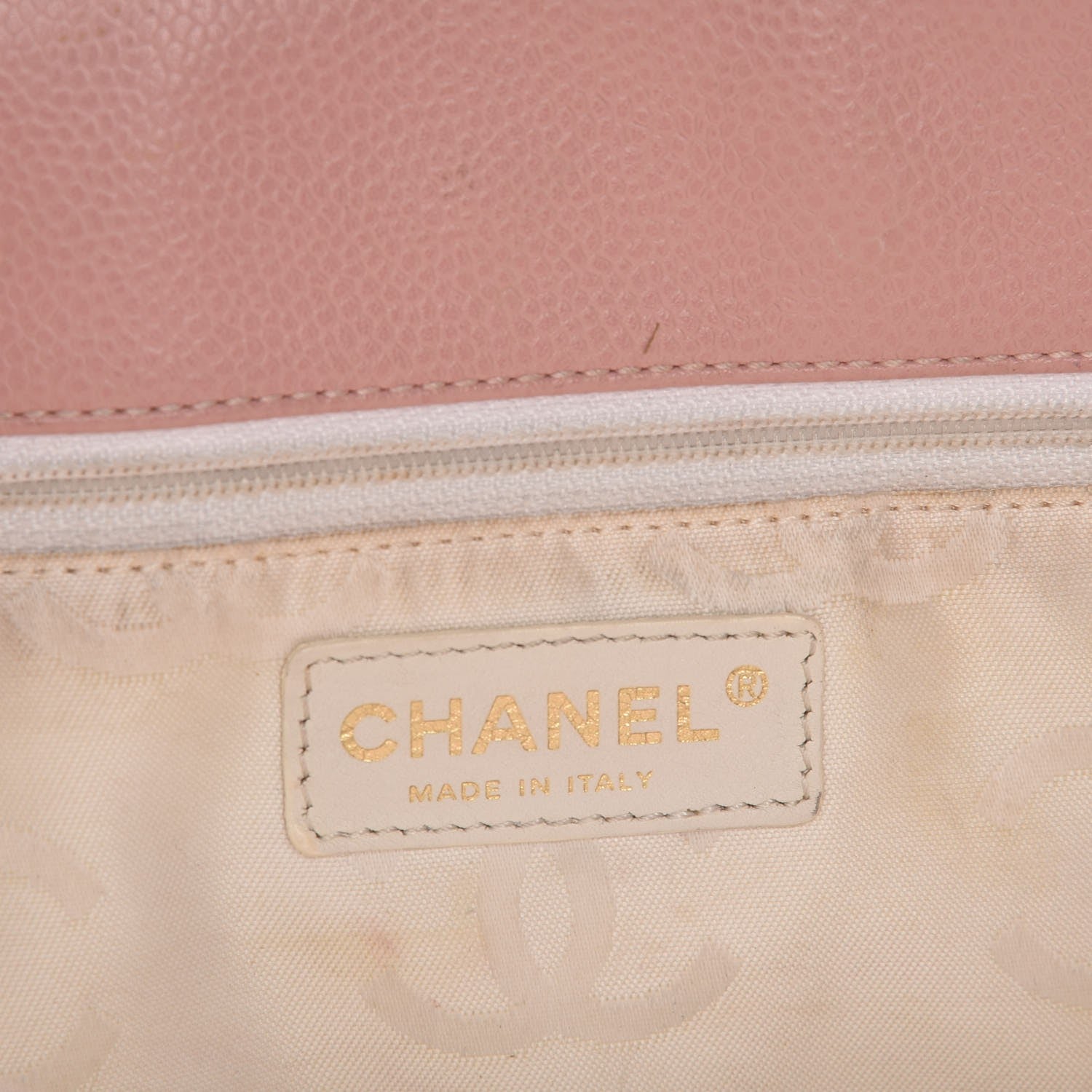 Chanel Caviar CC Tote Pink 6 of 18