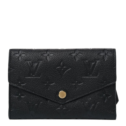 Louis Vuitton Empreinte Compact Curieuse Wallet Black 1 of 5
