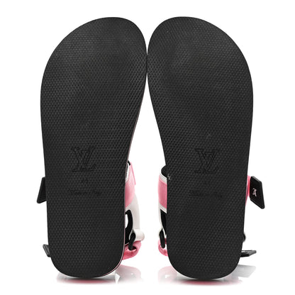 Louis Vuitton Monogram Flat Arcade Sandals 41 Pink 6 of 10
