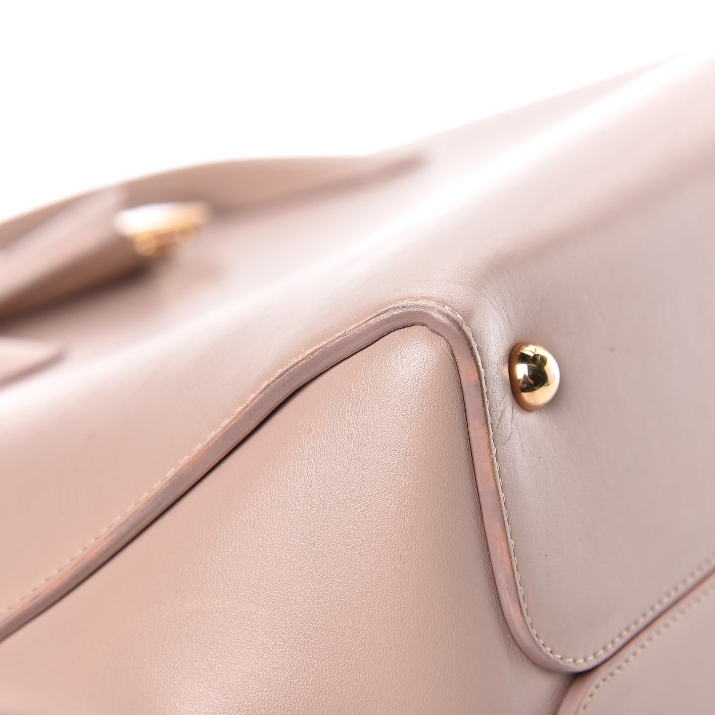 Calfskin Medium Bar Tote Light Pink
