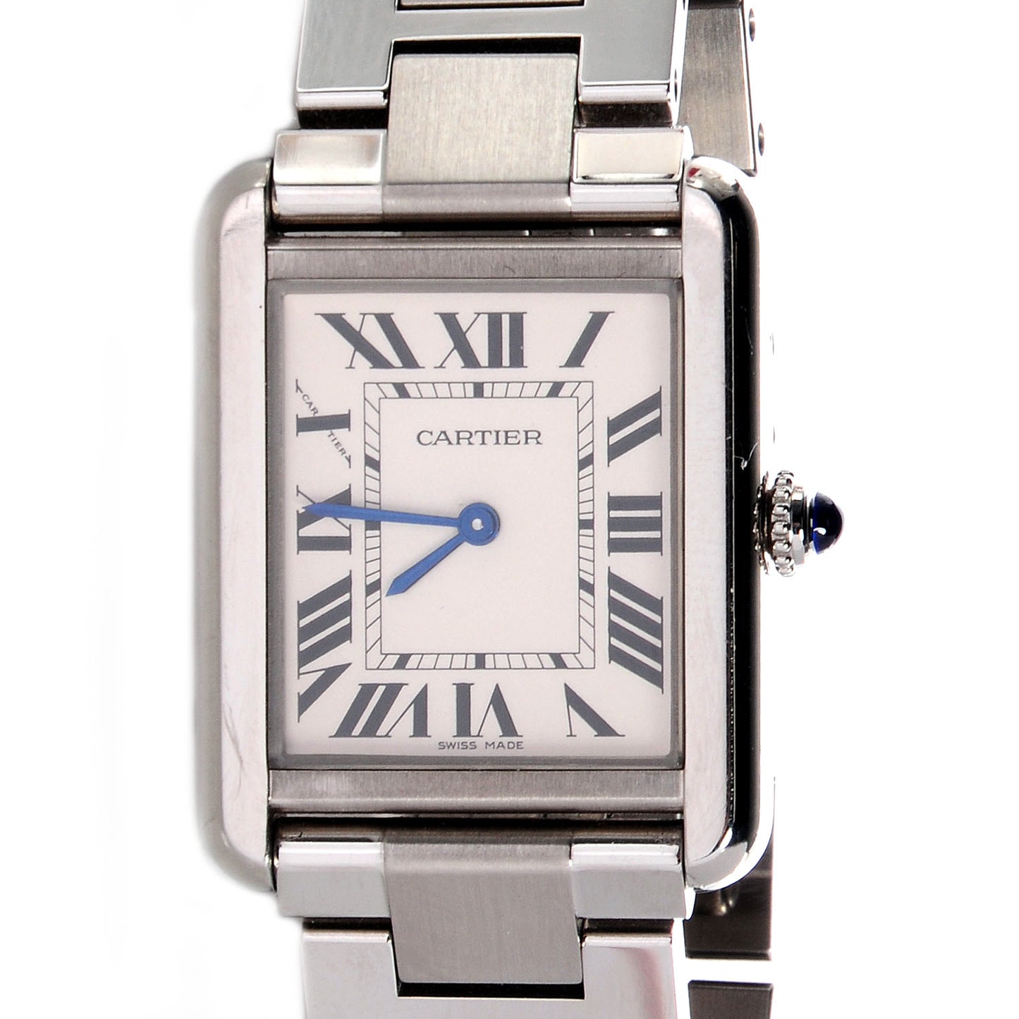Stainless Steel 24mm Tank Solo Quartz Watch