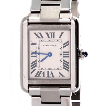 Cartier Stainless Steel 24mm Tank Solo Quartz Watch 1 of 8