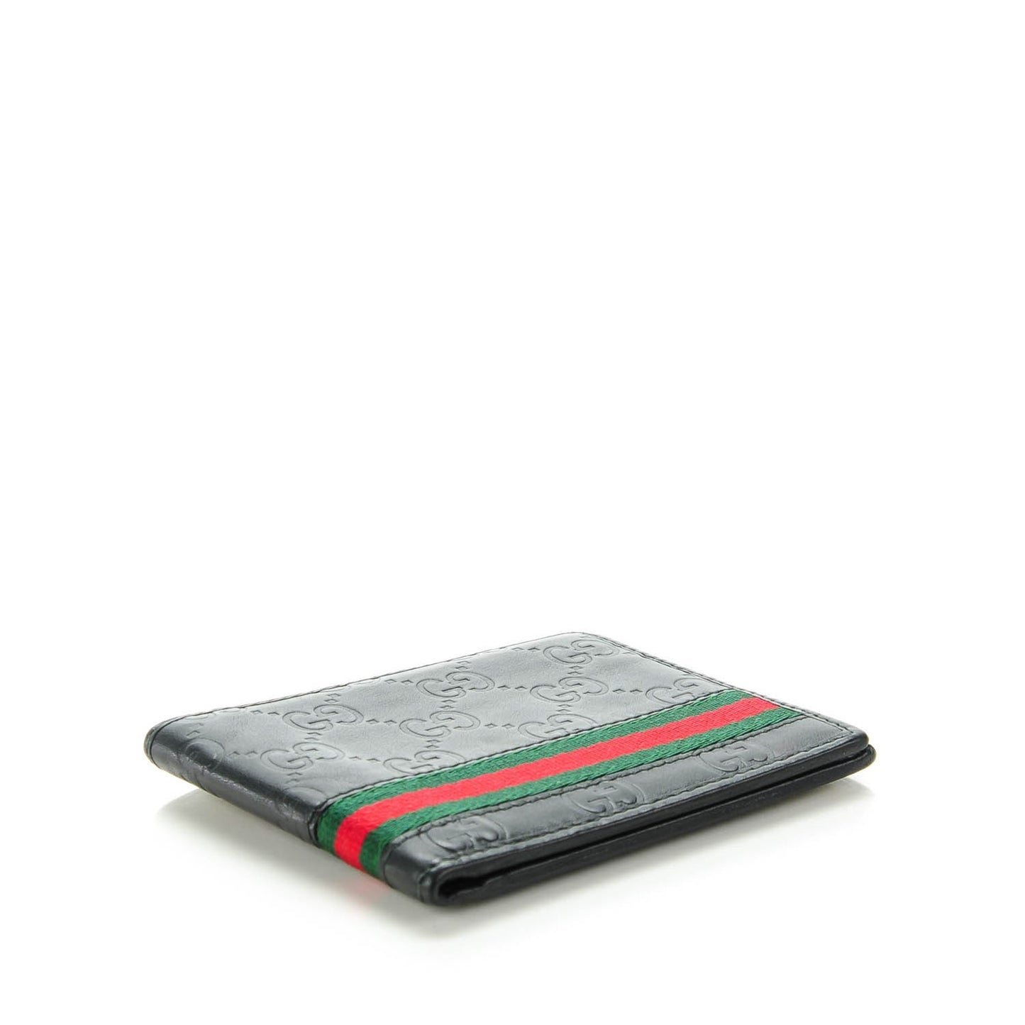 Guccissima Web Bi-Fold Wallet Black