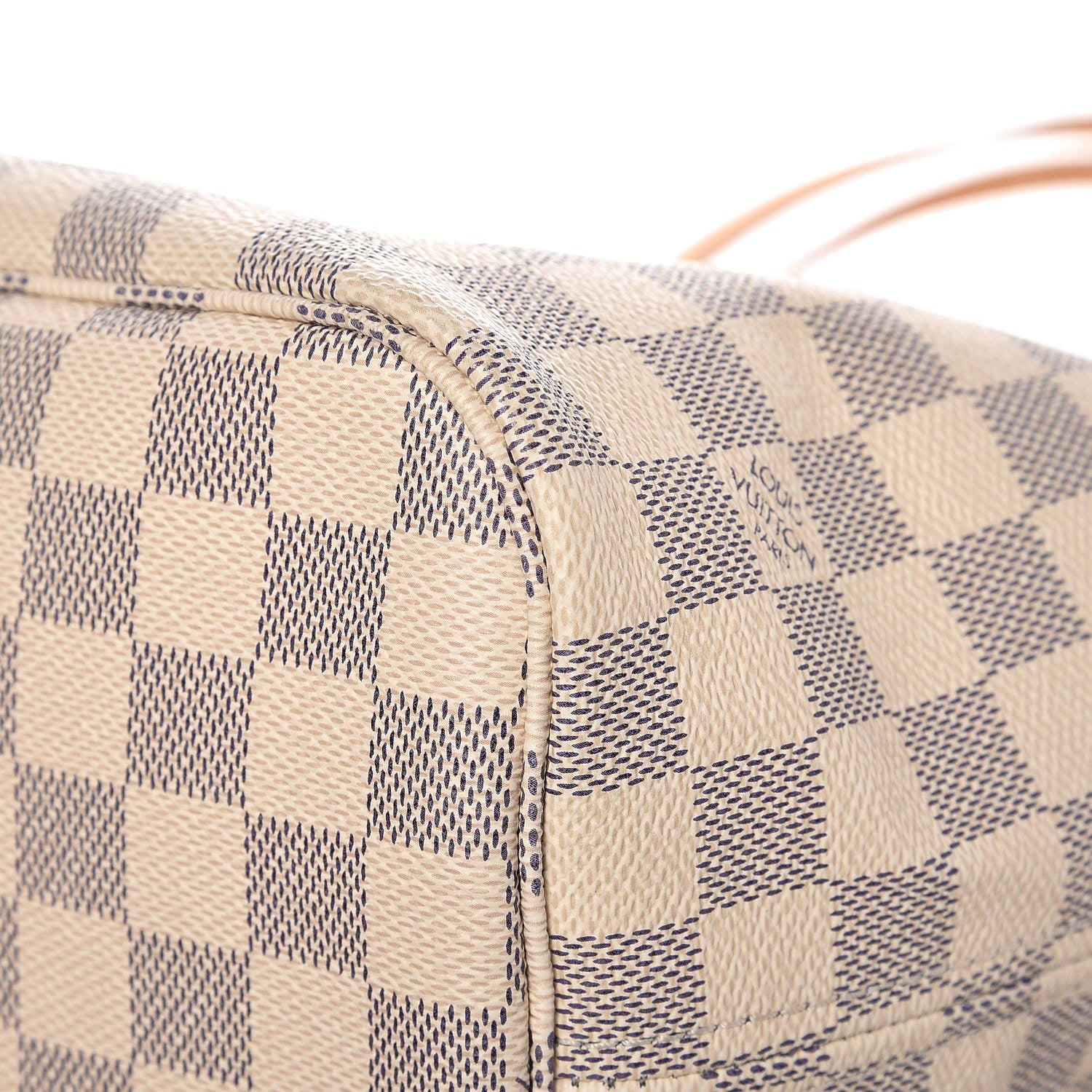 Louis Vuitton Damier Azur Neo Neverfull MM Rose Ballerine 11 of 12