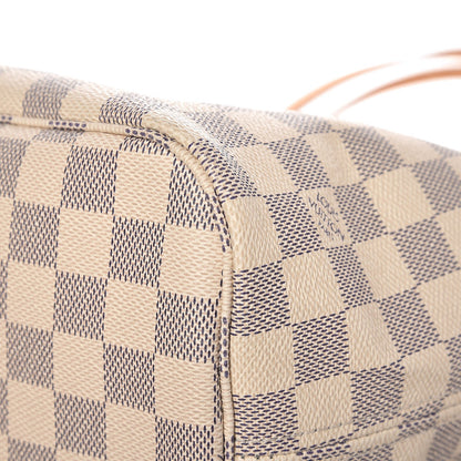 Louis Vuitton Damier Azur Neo Neverfull MM Rose Ballerine 11 of 12