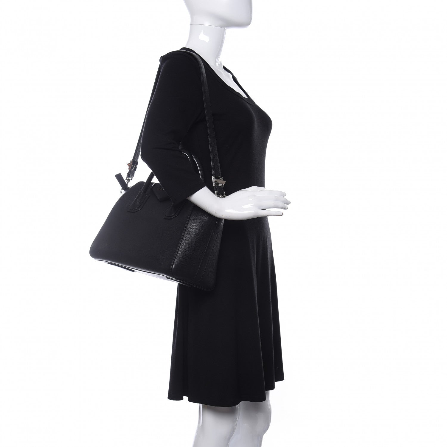 Givenchy Sugar Goatskin Small Antigona Black 2 of 9