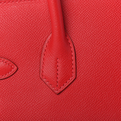Hermes Epsom Birkin 30 Rouge Casaque 11 of 32