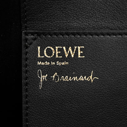 Loewe X JOE BRAINARD Calfskin Underwear Print Large Double Handle Tote Black 6 of 10