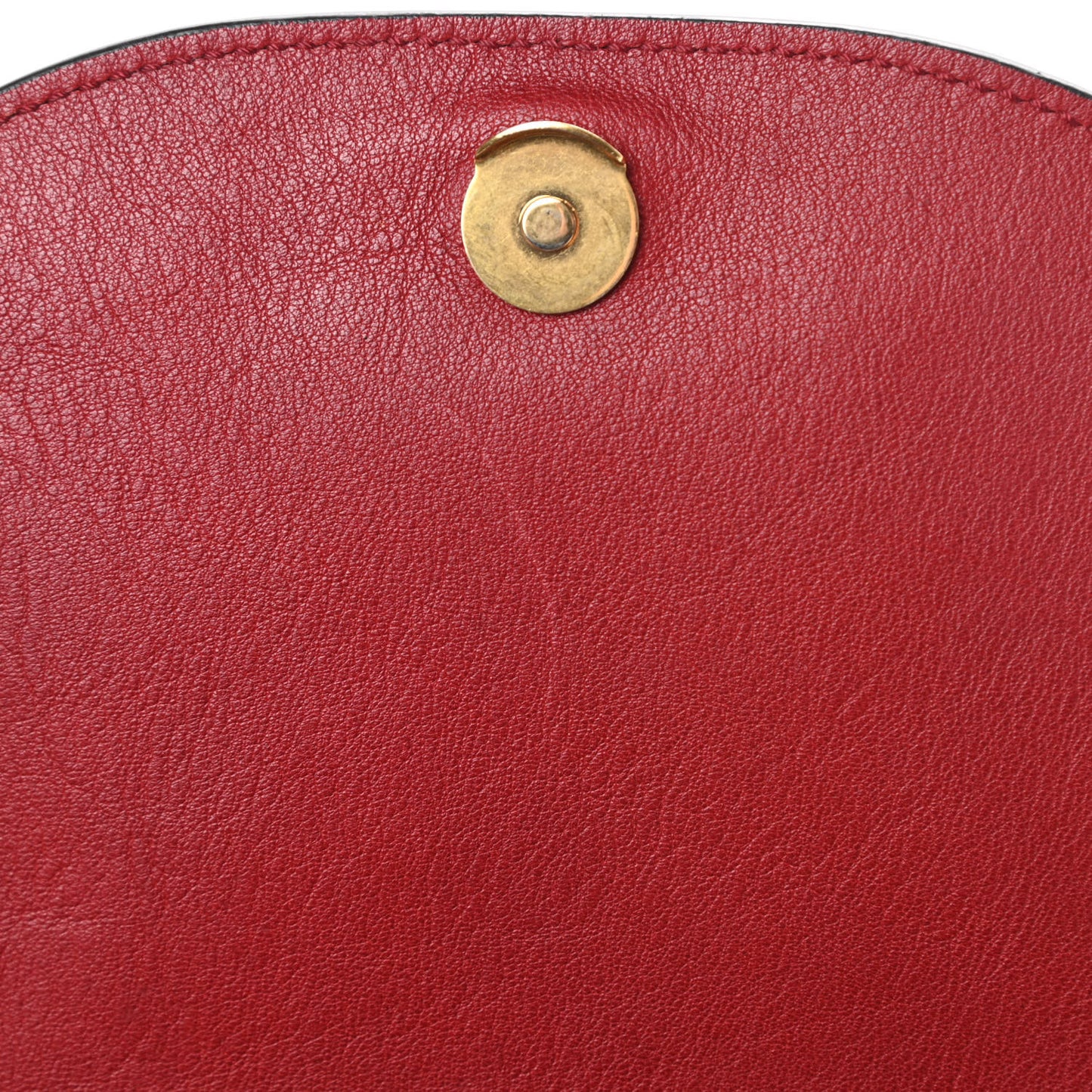 Calfskin Suede Small Nile Bracelet Bag Intense Red
