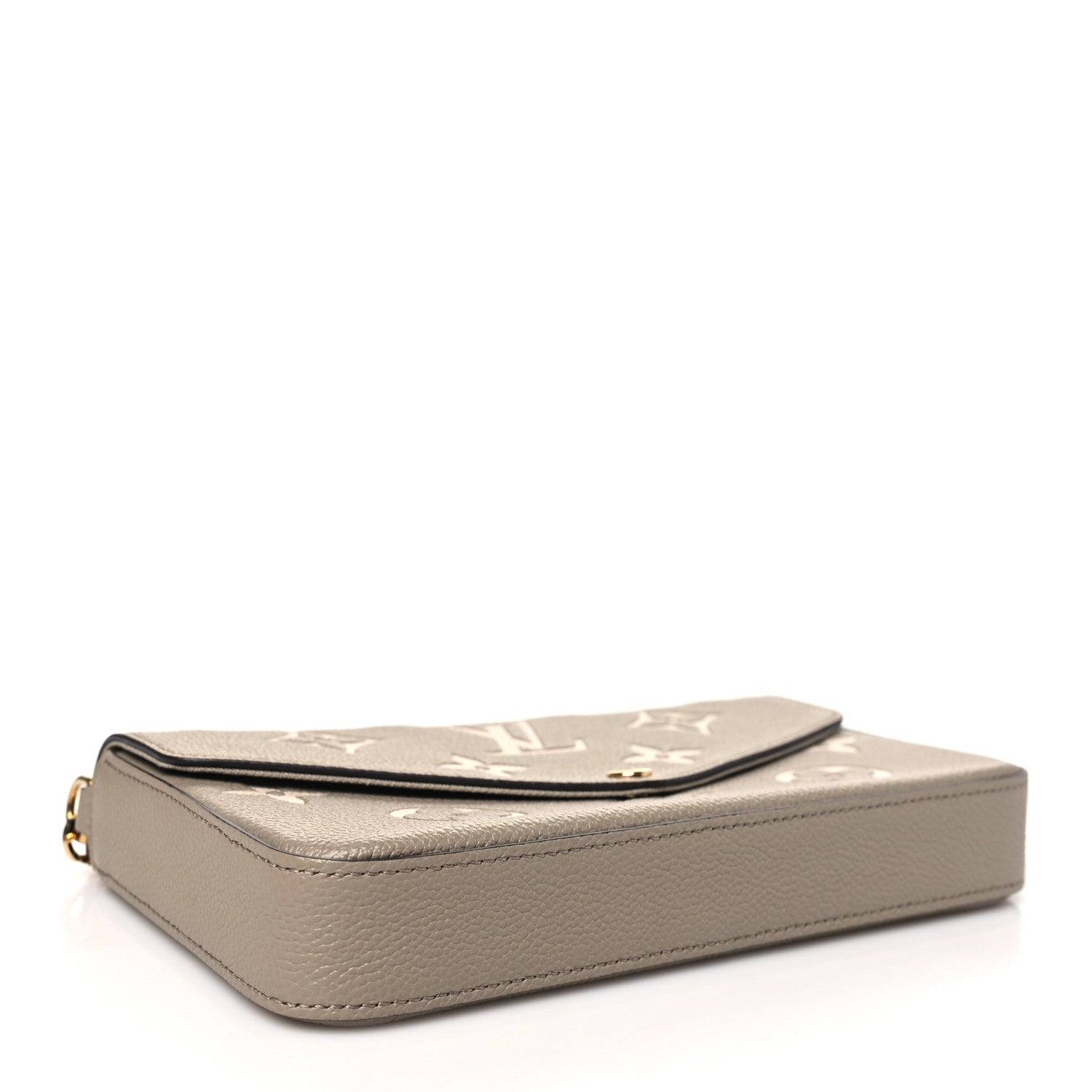 Louis Vuitton Empreinte Monogram Giant Felicie Pochette Tourterelle Creme 5 of 11