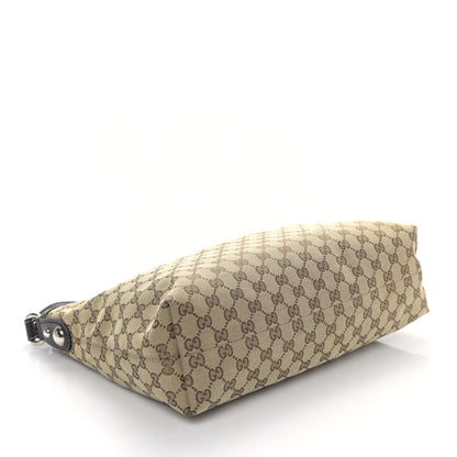 Gucci Monogram Medium Icon Bit Hobo Dark Brown 4 of 9