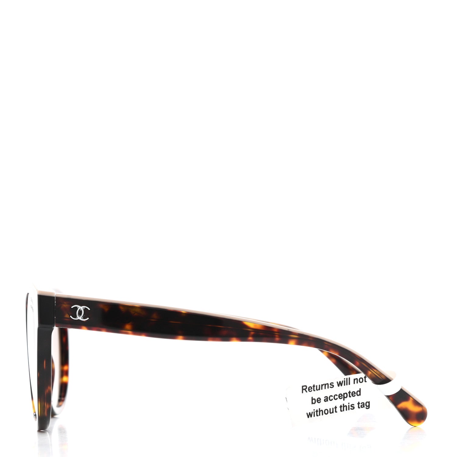 Chanel Acetate CC Butterfly Sunglasses 5414 Tortoise Beige 3 of 8