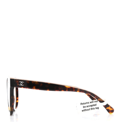 Chanel Acetate CC Butterfly Sunglasses 5414 Tortoise Beige 3 of 8