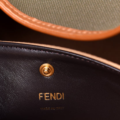 Fendi Canvas Calfskin Large Peekaboo X-Lite Amazzonia Cuoio 6 of 8