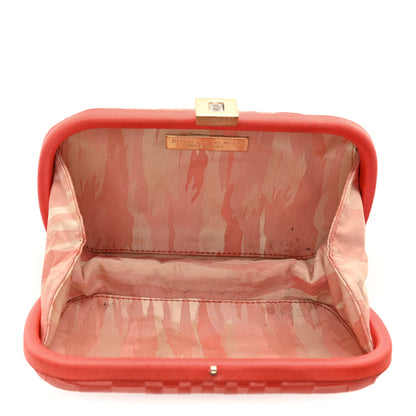 Bottega Veneta Satin Intrecciato Clutch Orange 5 of 9