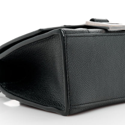 Balenciaga Grained Calfskin Hourglass Top Handle Bag XS Black 9 of 10