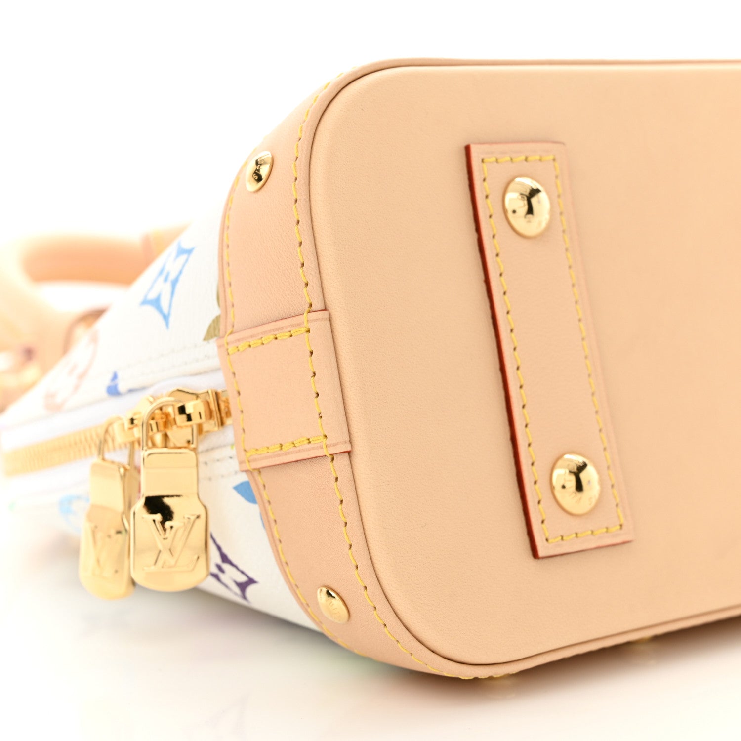 Louis Vuitton LV x TM Monogram Multicolor Alma BB White 8 of 10