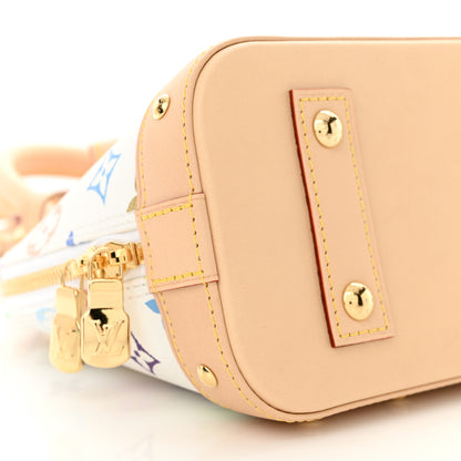 Louis Vuitton LV x TM Monogram Multicolor Alma BB White 8 of 10
