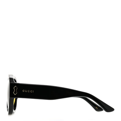 Gucci Acetate Aviator Sunglasses GG0668S Black 3 of 6