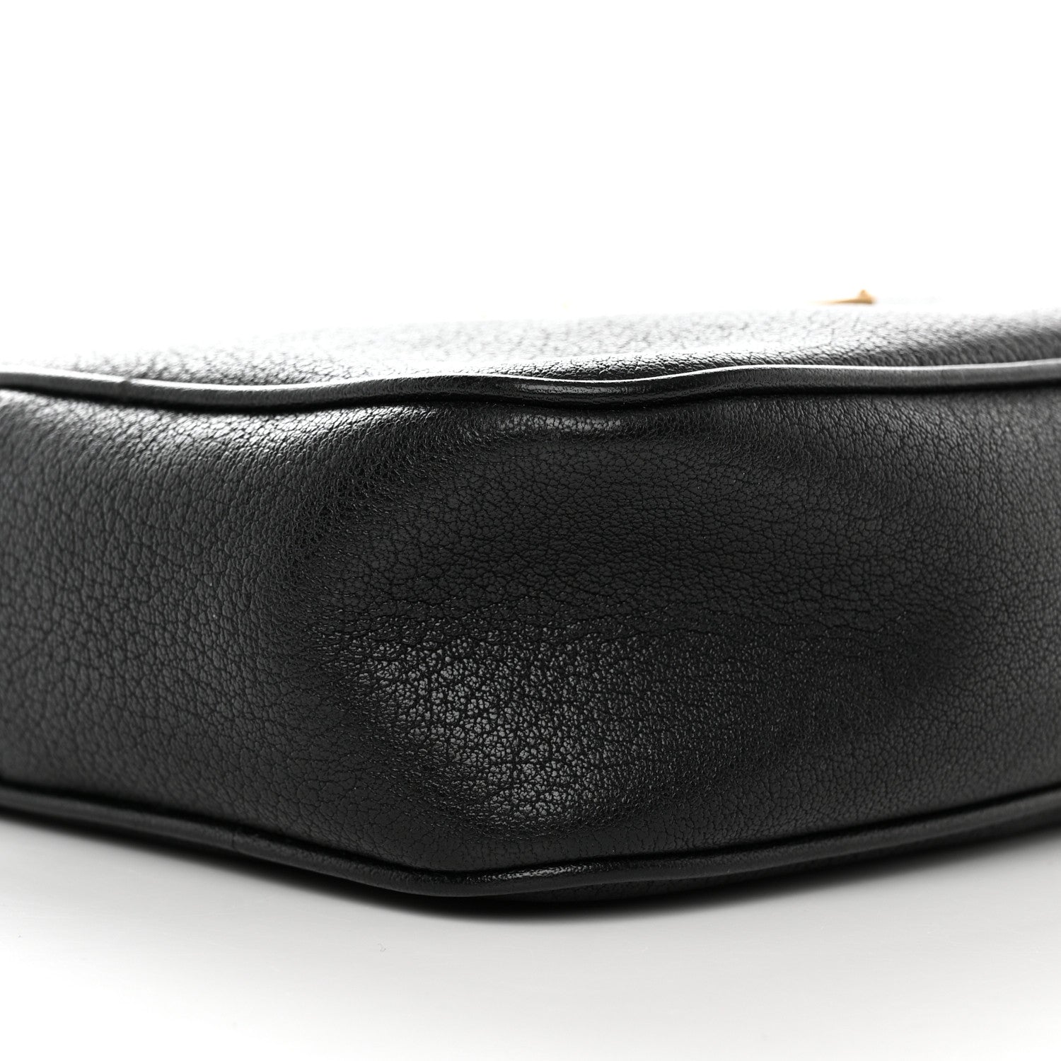 Saint Laurent Grained Lambskin Monogram Lou Camera Bag Black 9 of 14