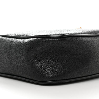 Saint Laurent Grained Lambskin Monogram Lou Camera Bag Black 9 of 14