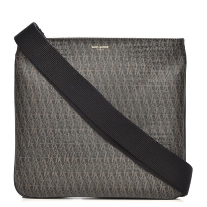 Saint Laurent Toile Classic Monogram Messenger Bag Black 1 of 7
