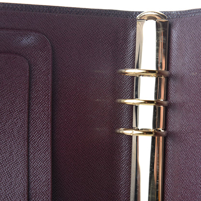 Louis Vuitton Taiga Large Ring Agenda Cover Acajou 8 of 9