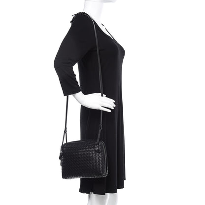 Bottega Veneta Nappa Intrecciato Pillow Crossbody Messenger Black 1 of 10