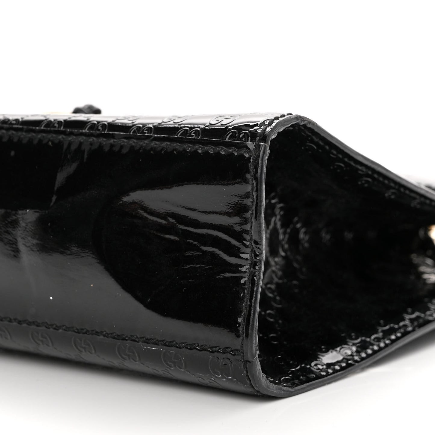 Shine Guccissima Medium Emily Chain Shoulder Bag Black