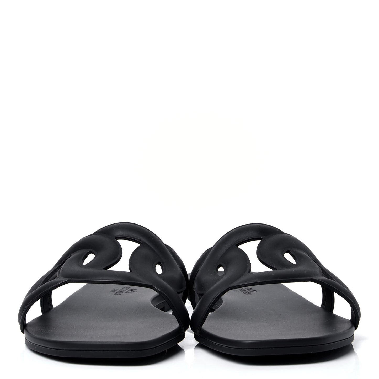 Rubber Aloha Sandals 40 Black