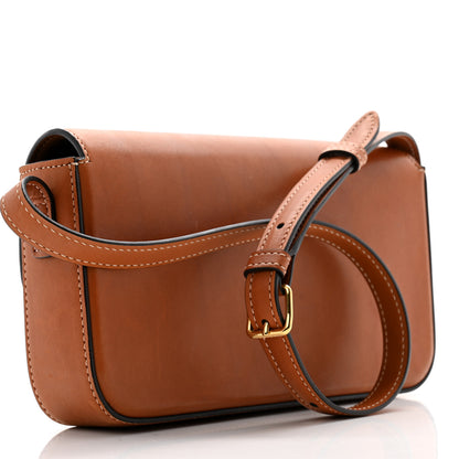 Celine Natural Calfskin Triomphe Shoulder Bag Tan 3 of 15