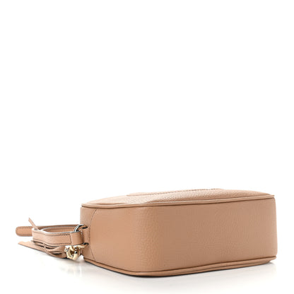 Gucci Pebbled Calfskin Small Soho Disco Bag Camelia 3 of 8