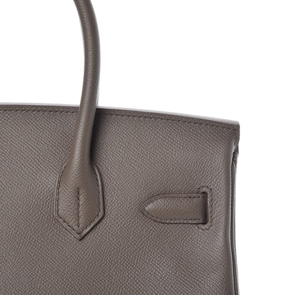 Hermes Epsom Birkin 30 Etain 10 of 34