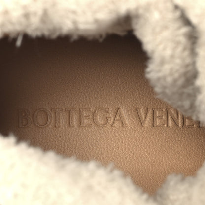 Bottega Veneta Spongy Knit The Bold Mid Calf Boots 37.5 Wax 7 of 7