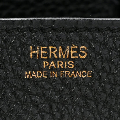 Hermes Togo Birkin 25 Black 6 of 17