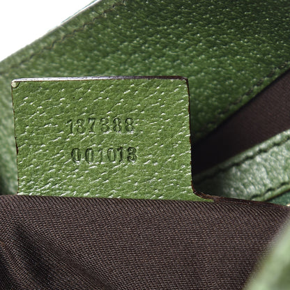 Gucci Suede Hasler Hobo Green 7 of 8