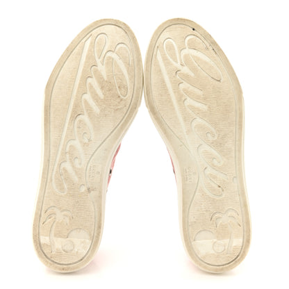 Gucci GG Monogram Calfskin Womens Low Top Sneakers 36.5 Pink Soft Pink 6 of 10