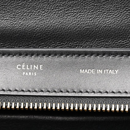 Celine Bullhide Calfskin Small Tri-Color Trapeze Carmin 6 of 10