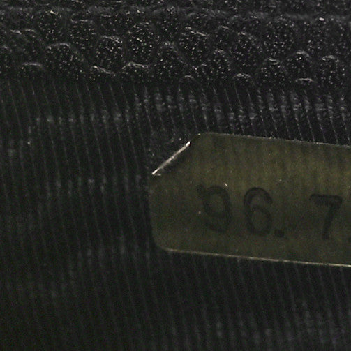 Caviar Stitched French Wallet Black
