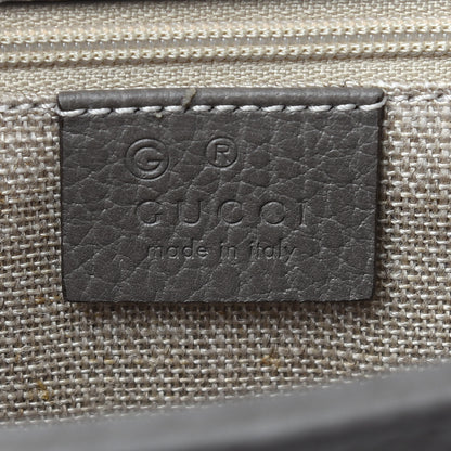 Gucci Dollar Calfskin Interlocking G Shoulder Bag Loess 6 of 9