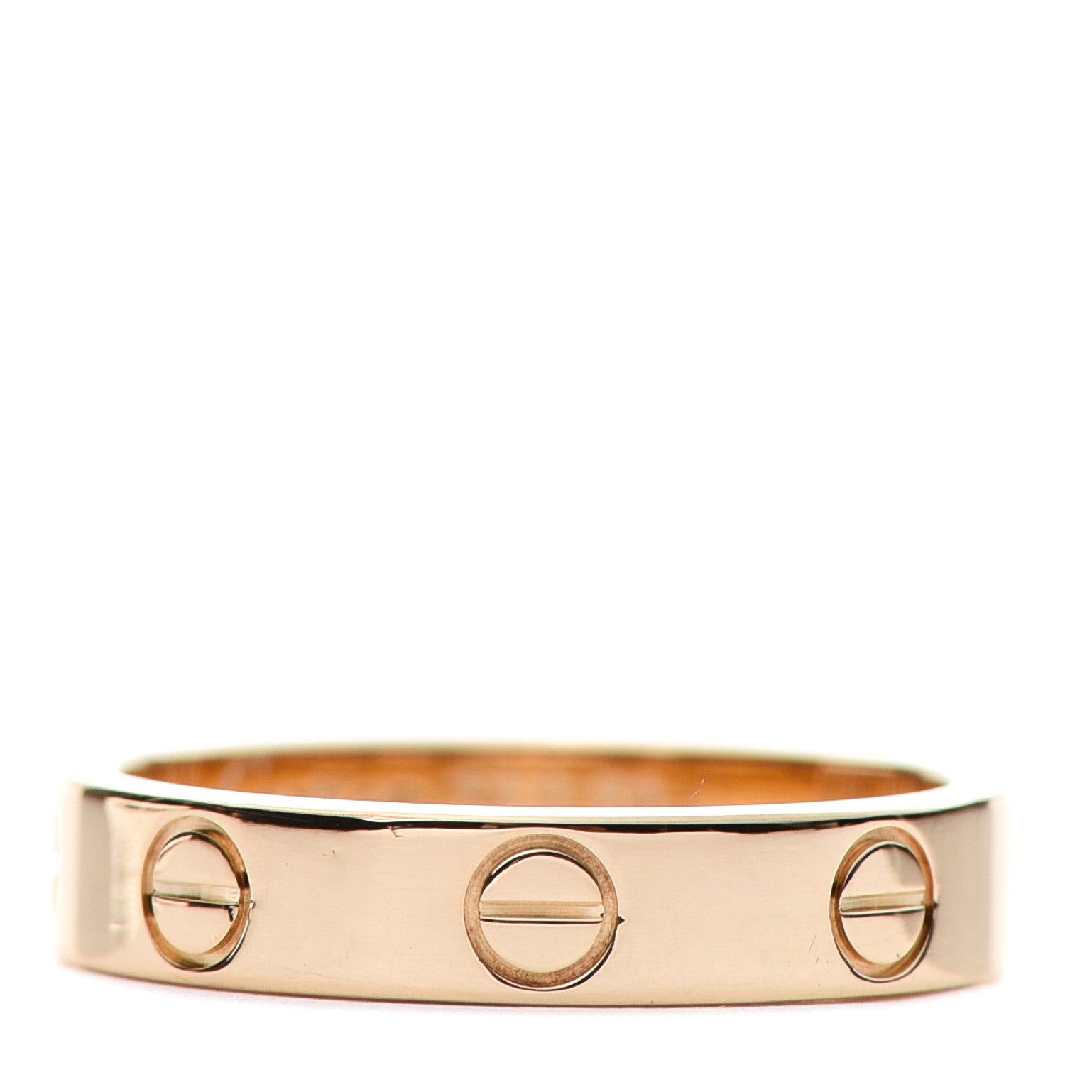 Cartier 18K Yellow Gold 3.5mm LOVE Wedding Band Ring 50 5.25 1 of 5