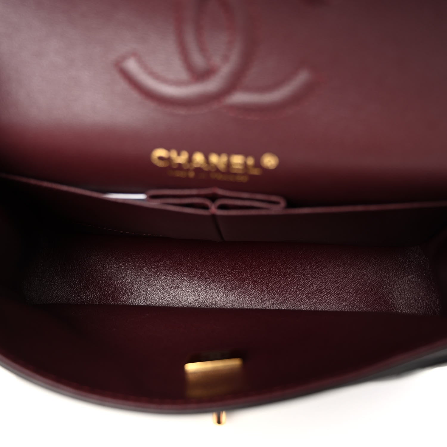 Chanel Lambskin Quilted Small Double Flap Black 5 of 10