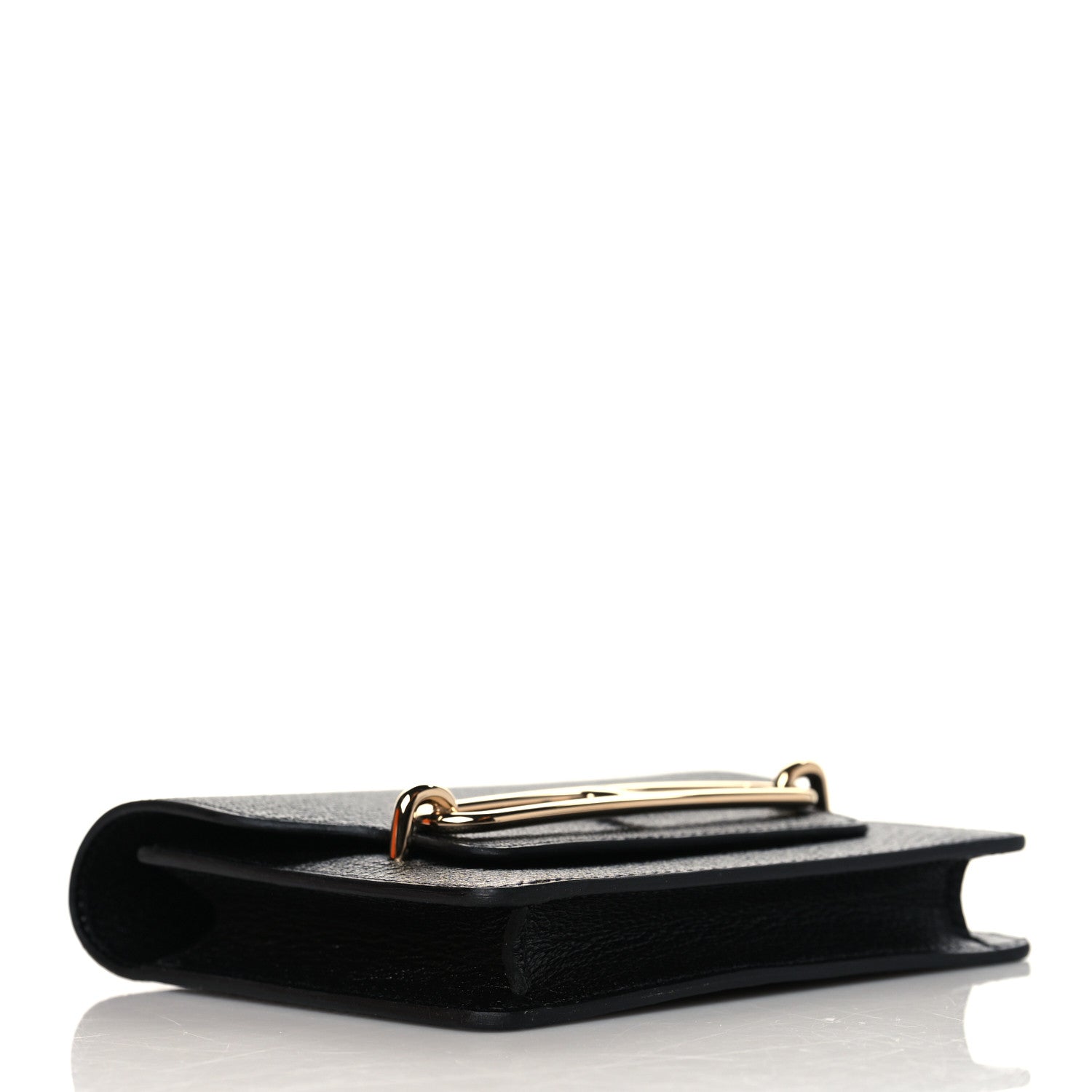 Hermes Chevre Mysore Roulis Slim Wallet Black 5 of 10