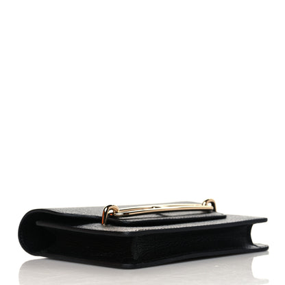 Hermes Chevre Mysore Roulis Slim Wallet Black 5 of 10