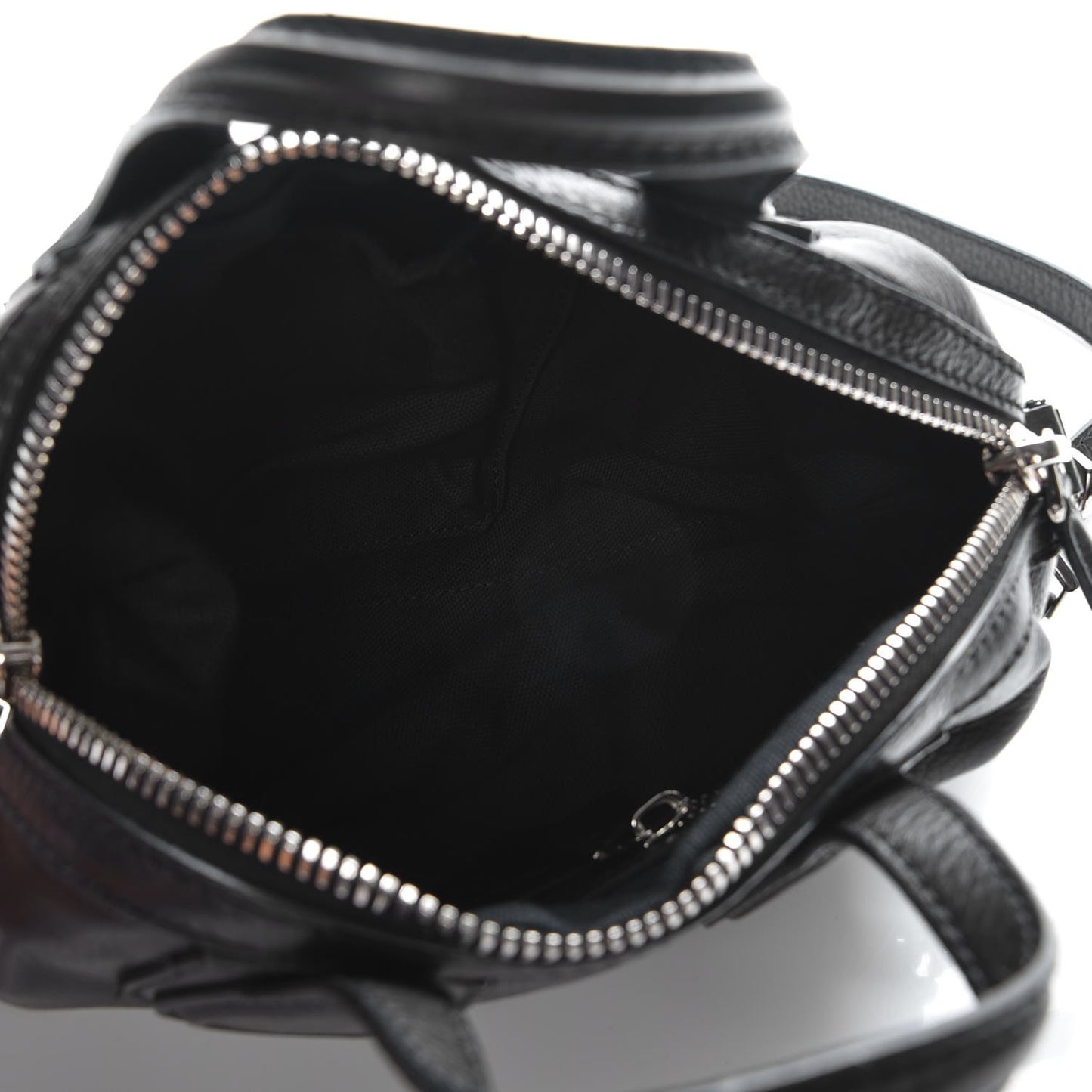 Waxed Calfskin Micro Nightingale Black