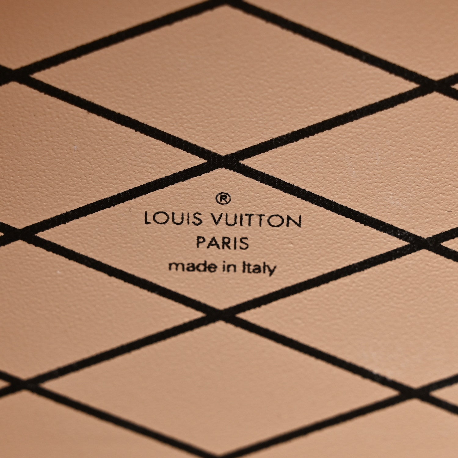 Louis Vuitton Lambskin Embossed Monogram Petite Malle Brown White 5 of 9