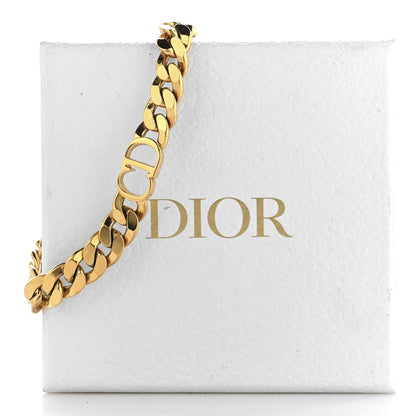 Christian Dior Metal CD Choker Necklace Gold 6 of 6